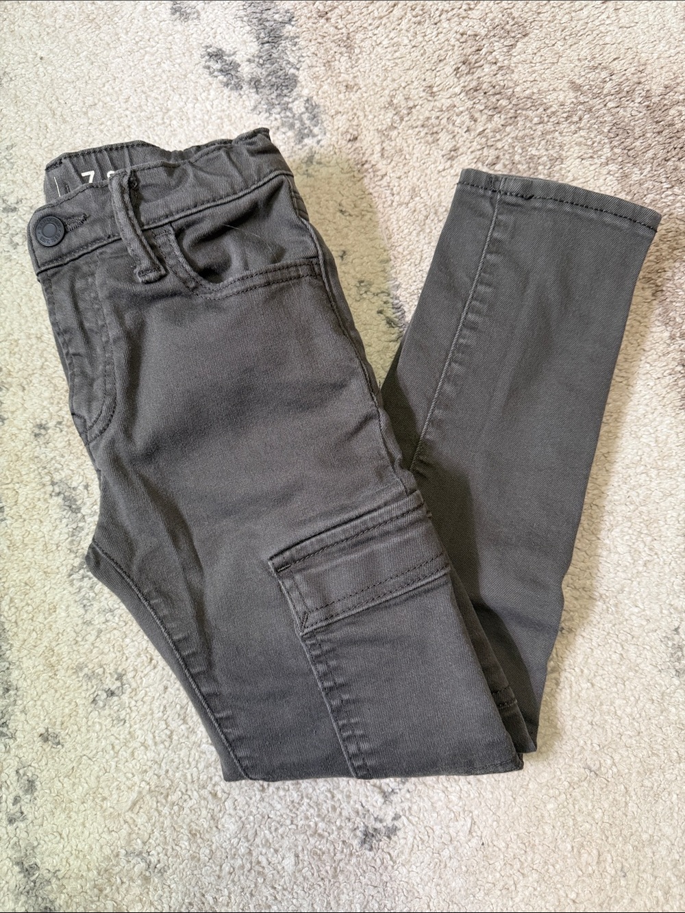 GAP Kids Charcoal Skinny Cargo Jeans